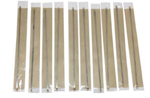 10pcs 8" sealer replacement element grip and teflon tapes, impulse sealer repair kits heat seal strips for most hand sealers, length: 8 inch (200mm)