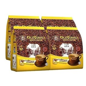 4 pack old town white coffee 2 in 1 coffee and creamer