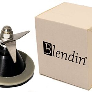 Blendin Blade and Gasket, Compatible with Hamilton Beach Commercial Blenders, Replaces 908, 909, 990035700, 990079500 Black