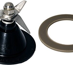 Blendin Blade and Gasket, Compatible with Hamilton Beach Commercial Blenders, Replaces 908, 909, 990035700, 990079500 Black