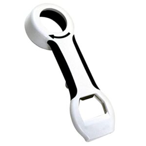 4-in-1 grip bottle opener - easily opens twist caps, bottle caps, canning lids and can tabs! (1)