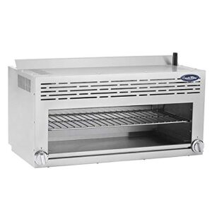 cookrite atcm-36 commercial infrared cheese melter natural gas countertop 36" - 43,000 btu