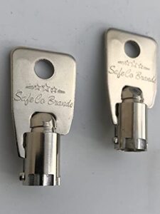 replacement tubular barrel keys for vending machines, cam locks & switches lx1 to lx20 2-keys (lx14)