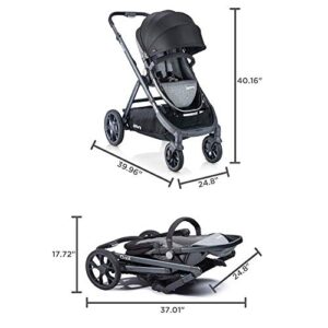 Joovy Qool Stroller, Customizable Stroller, Single, Double, Triple, Black Melange