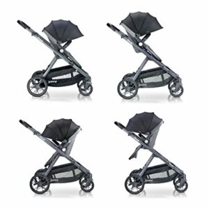 Joovy Qool Stroller, Customizable Stroller, Single, Double, Triple, Black Melange