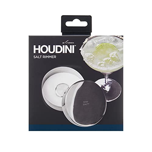 Houdini H4-013904T Glass Rimmer, 5 Inch Diameter, Stainless Steel,0.25 cubid feet