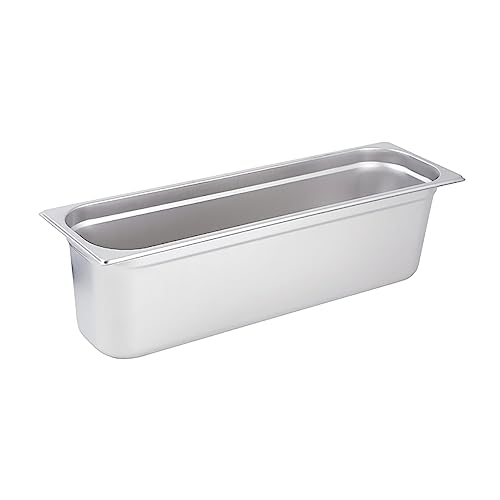 Winco SPJH-6HL S/S Anti-Jam Half Long Food Pan