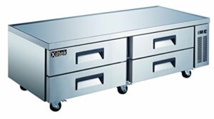 new xiltek 72″ 4 drawer commercial refrigerated chef base