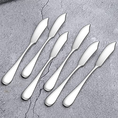 AOOSY Butter Knife, Mini 5.91 inches Stainless Steel Butter Spreader, Packs Of 6