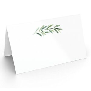 printed party table place cards for all occasions and events, set of 25 (elegant branch)