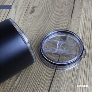 Tumbler Lid Compatible for 20 Oz Yeti and More Cooler Cup, Splash Proof Open - Close Slide Lid, Straw Friendly