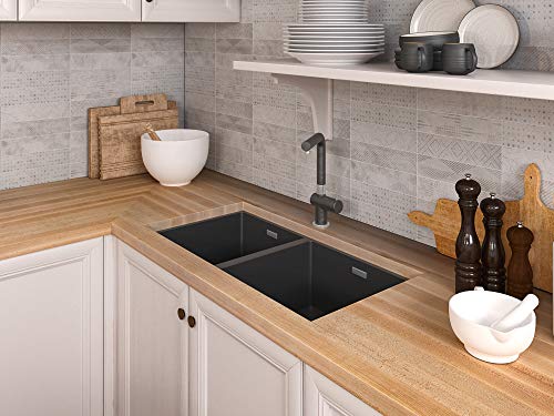 Big Bison Blocks Premium Kitchen Countertop, 60x30 Inch, Grade A Hard Maple, 1.5 Inch Thick Butcher Block