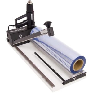 12" Polyolefin Centerfold Shrink Film Standard, Excellent Clarity High Gloss, 4375 ft x 60 Gauge Thick, 1 Roll