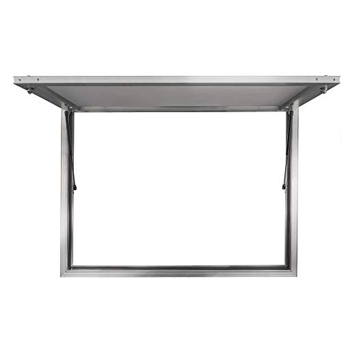 RecPro Concession Stand Serving Window Door - Concession Awning Door for Food Trucks Glass not included (36" x 36") | Made in America