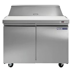 kratos refrigeration 69k-770 48"w commercial, sandwich/salad prep table, 12 pan capacity, nsf7