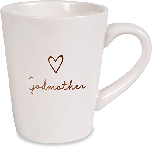 Pavilion Gift Company Godmother Cup, 1 Count (Pack of 1), Cream