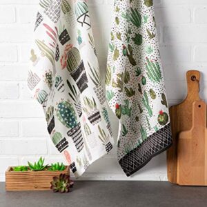 DII Urban Cactus Kitchen Collection, 18x28, Urban Oasis 2 Piece