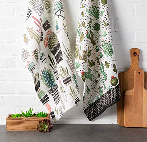 DII Urban Cactus Kitchen Collection, 18x28, Urban Oasis 2 Piece