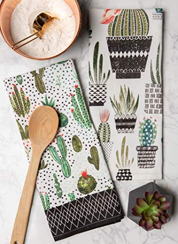 DII Urban Cactus Kitchen Collection, 18x28, Urban Oasis 2 Piece