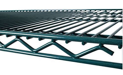 Commercial Green Epoxy Coated Wire Shelving 18 x 60 (2 Shelves) - NSF