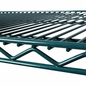 KPS Commercial Green Epoxy Coated Wire Shelving 18 x 36 (4 Shelves) - NSF