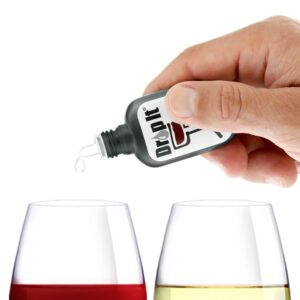 the original drop it wine drops, 4pk- usa made wine drops that naturally reduce both wine sulfites and tannins- can eliminate wine headaches, wine allergies and histamines- a wine wand alternative