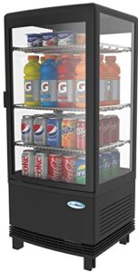 koolmore cdcu-3c-bk display refrigerator, black, 3cubic feet
