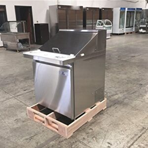 Commercial Refrigerated Sandwich Prep Table 1-door 27" NSF 5.7CF (Stainless Steel, 27.5"L, x 29.5"W, x 42.5"H) SCL-M1