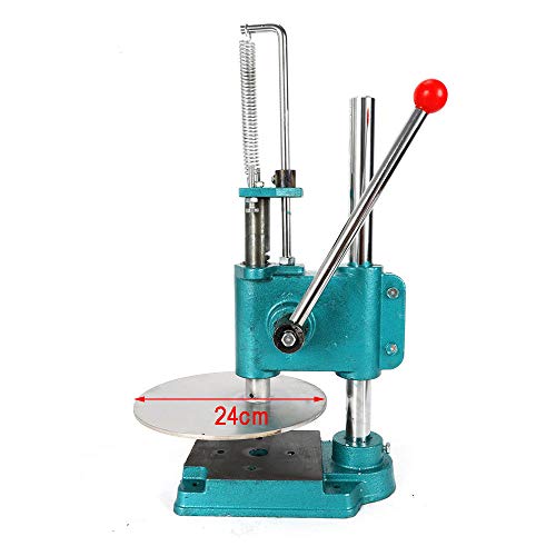 Pastry Manual Press Machine, 9.5in Heavy Duty Stainless Steel Pizza Dough Pastry Manual Press Machine USA STOCK