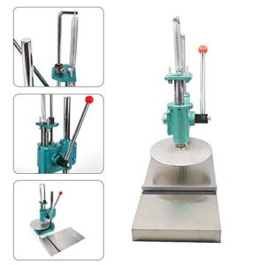 Pastry Manual Press Machine, 9.5in Heavy Duty Stainless Steel Pizza Dough Pastry Manual Press Machine USA STOCK