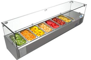 koolmore scdc-7t commercial refrigerators, 59 inch, silver