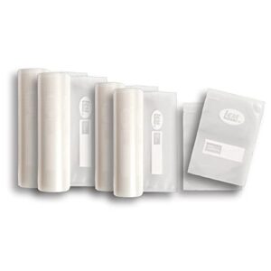 lem products maxvac combo pack of vacuum sealer bags and rolls, compatible with major vacuum sealer brands