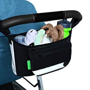 Little Chicks Universal Stroller Organizer Bag, Detachable Wristlet & Reflective Panel - Model CK098