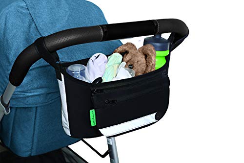 Little Chicks Universal Stroller Organizer Bag, Detachable Wristlet & Reflective Panel - Model CK098