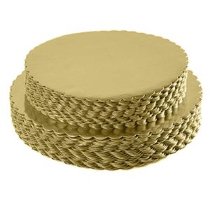 one more [25pcs] 10" gold cakeboard round,disposable cake circle base boards cake plate round coated circle cakeboard base 10inch,pack of 25