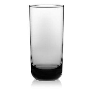 Libbey Polaris 16-Piece Tumbler and Rocks Glass Set, Smoke