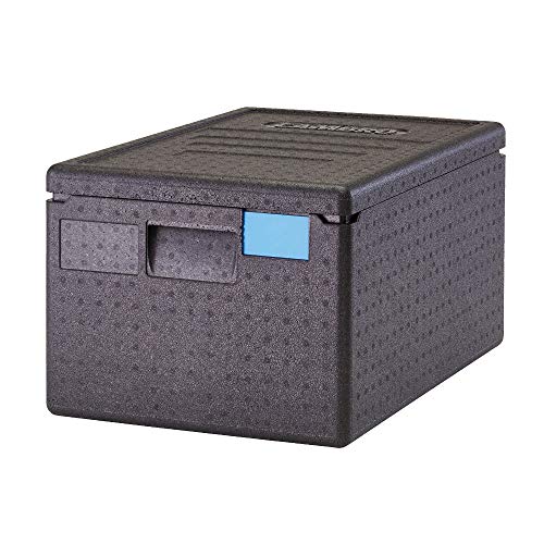 Cambro EPP180SW110 Cam GoBox Insulated Food Pan Carrier, 48.6 Quart Top Load Carrier in Black