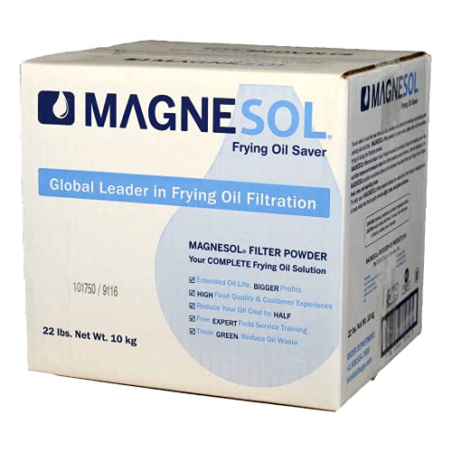 Magnesol Fryer Filter Powder | Dallas Group | Deep Fryer FryPowder | Save Fryer Oil, Extend Oil Life, Fry Oil Filtration, Variable Sizes (2x22lb)