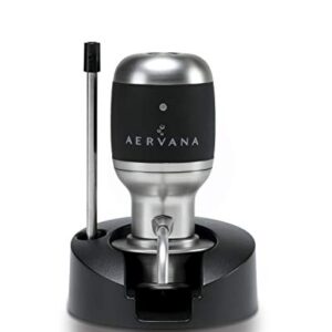 Aervana Original: Electric Wine Aerator and Pourer/Dispenser - Air Decanter - Personal Wine Tap for Red and White Wine 750 ml and 1.5 l (With Stand)