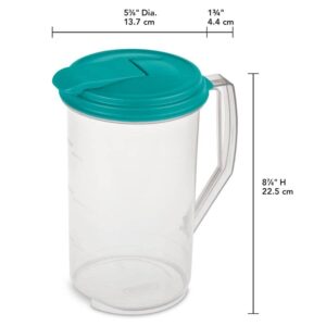 Sterilite 2 QT, Round Pitcher, AS Shown