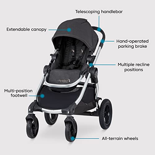 Baby Jogger City Select Single Stroller, Jet