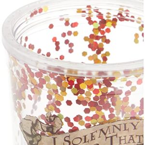 Spoontiques - Harry Potter Tumbler - Solemnly Swear Glitter Cup with Straw - 20 oz - Acrylic - Multicolored