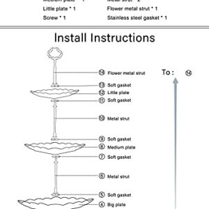 Sumerflos 3 Tier Porcelain Cupcake Stand, Tiered Serving Cake Stand, Square White Embossed Dessert Stand, Weddings Parties Pastry Serving Tray