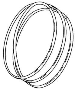 round polyurethane belt for berkel model 818 919 2350