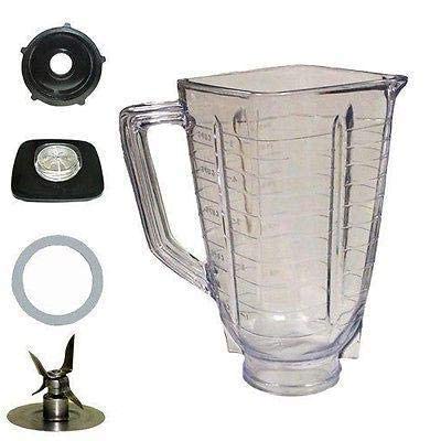 Brentwood P-OST722 Replacement Jar Set, Osterizer Blender Compatible, 0.33 Gallon Capacity (Plastic)