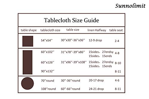 YLZYAA Rectangle Tablecloth - 60 x 102 Inch - Green Rectangular Table Cloth for 6 Foot Table in Washable Polyester - Great for Buffet Table, Parties, Holiday Dinner, Wedding & More