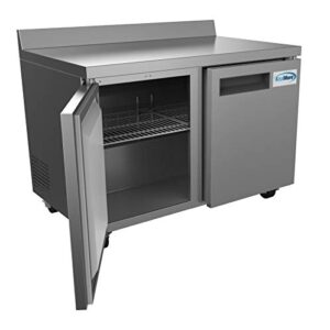 KoolMore FWT-2D-12C Commercial, Freezer Double Door, Stainless Steel