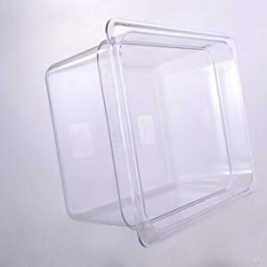 Hakka 1/2 Size Polycarbonate Food Pans,4"Deep,Clear - Pack of 6