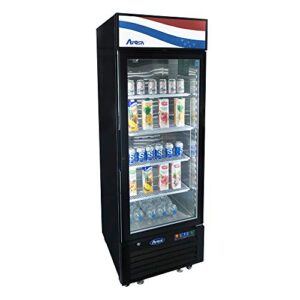 atosa mcf8725gr single section refrigerator merchandiser, 24-1/4w x 24d x 76-1/4h