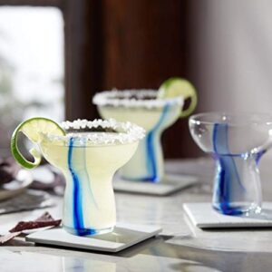 Libbey Blue Ribbon Stemless Margarita Glasses, 10.25-ounce, Set of 6